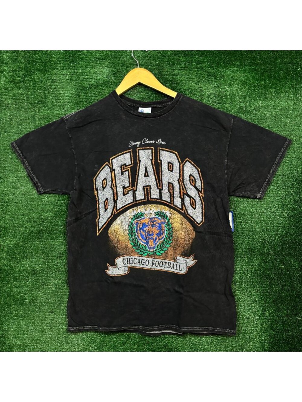NFL Franchise NFC North Chicago Bears Mineral Wash T-Shirt Size Large